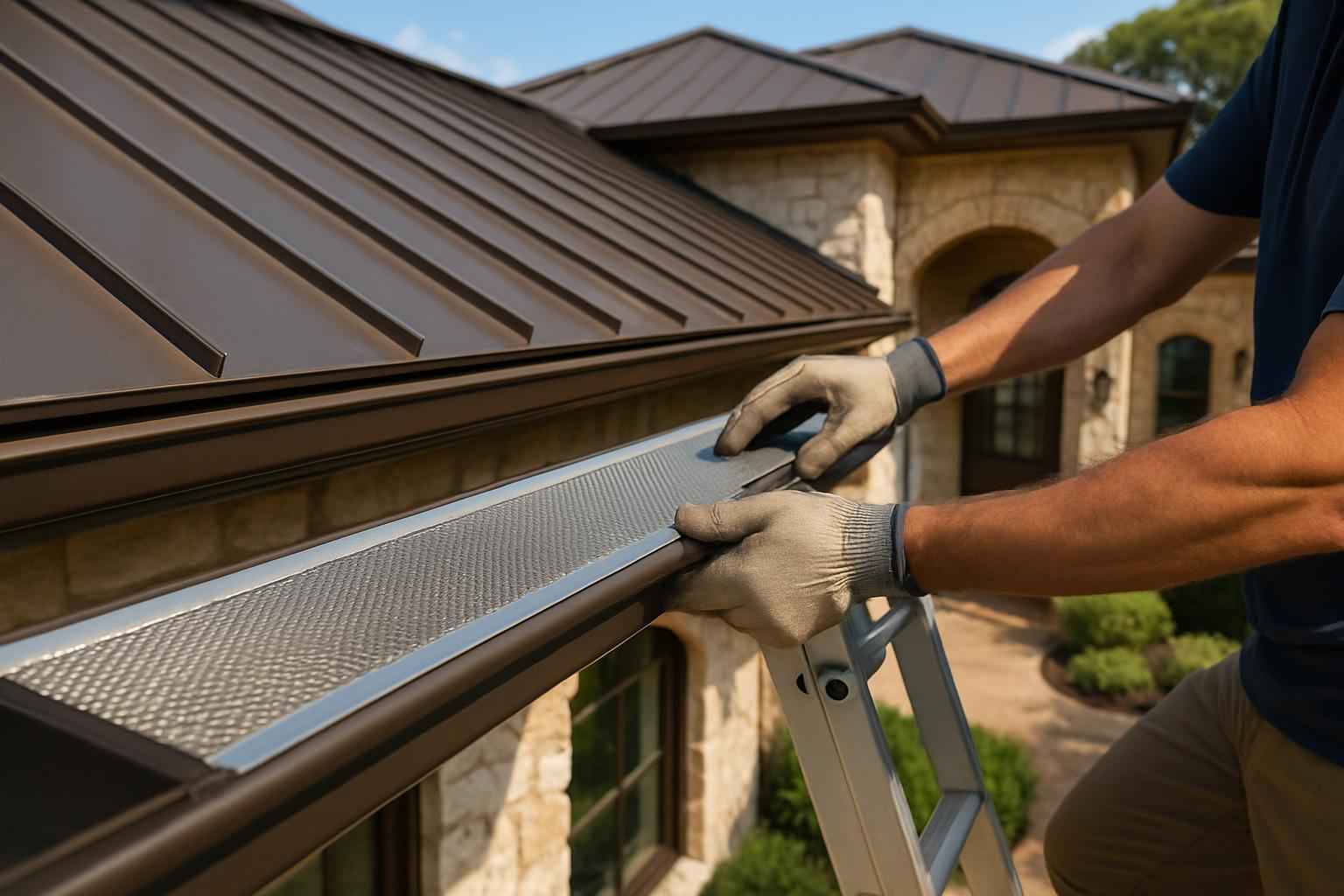 Gutter Screen Installation Service in Fredericksburg TX