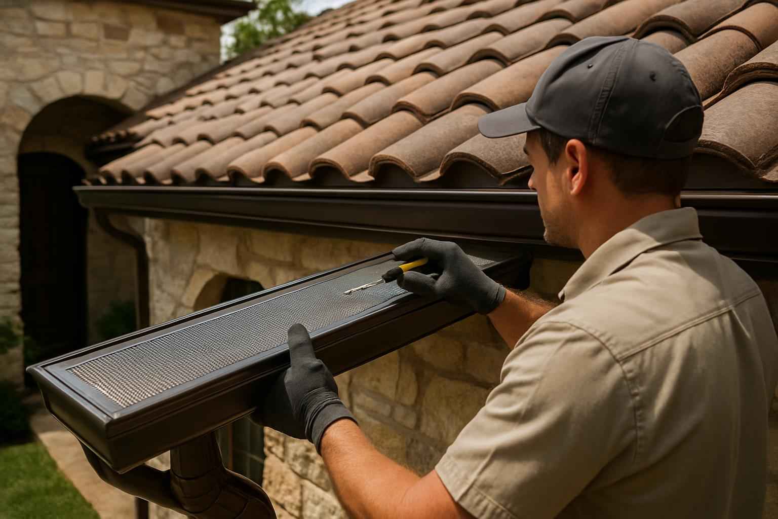 Gutter Screen Installation Service in Willow City TX