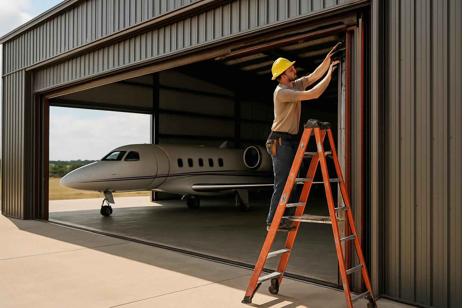 Hangar Door Installer in Hye TX