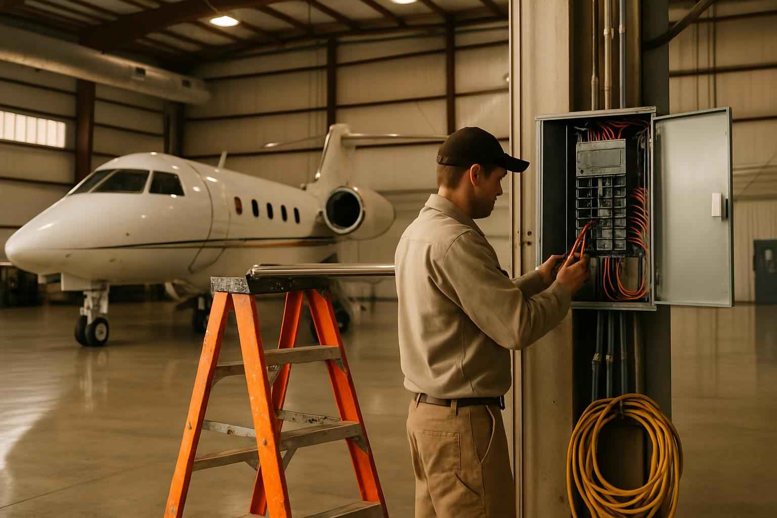 Hangar Electrical Service in Hye TX