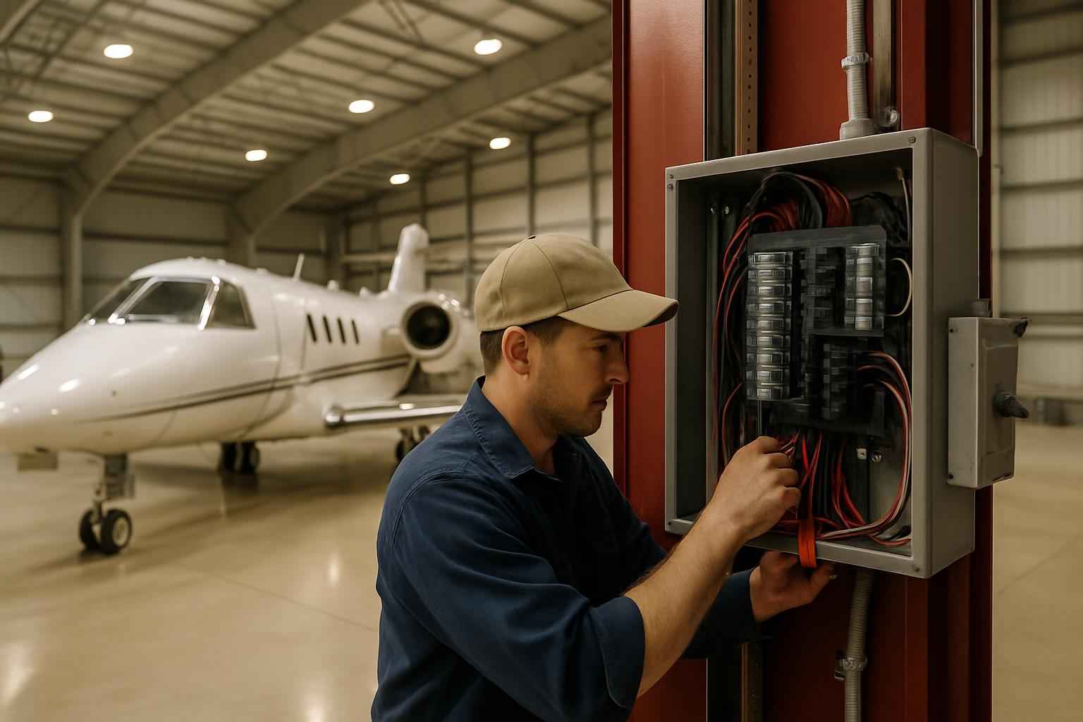 Hangar Electrical Service in Luckenbach TX