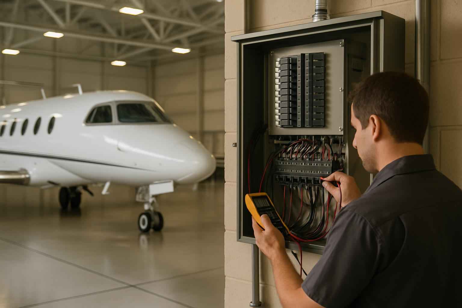 Hangar Electrical Service in Stonewall TX