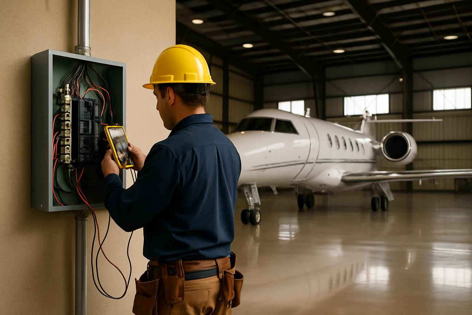 Hangar Electrical Service in Willow City TX