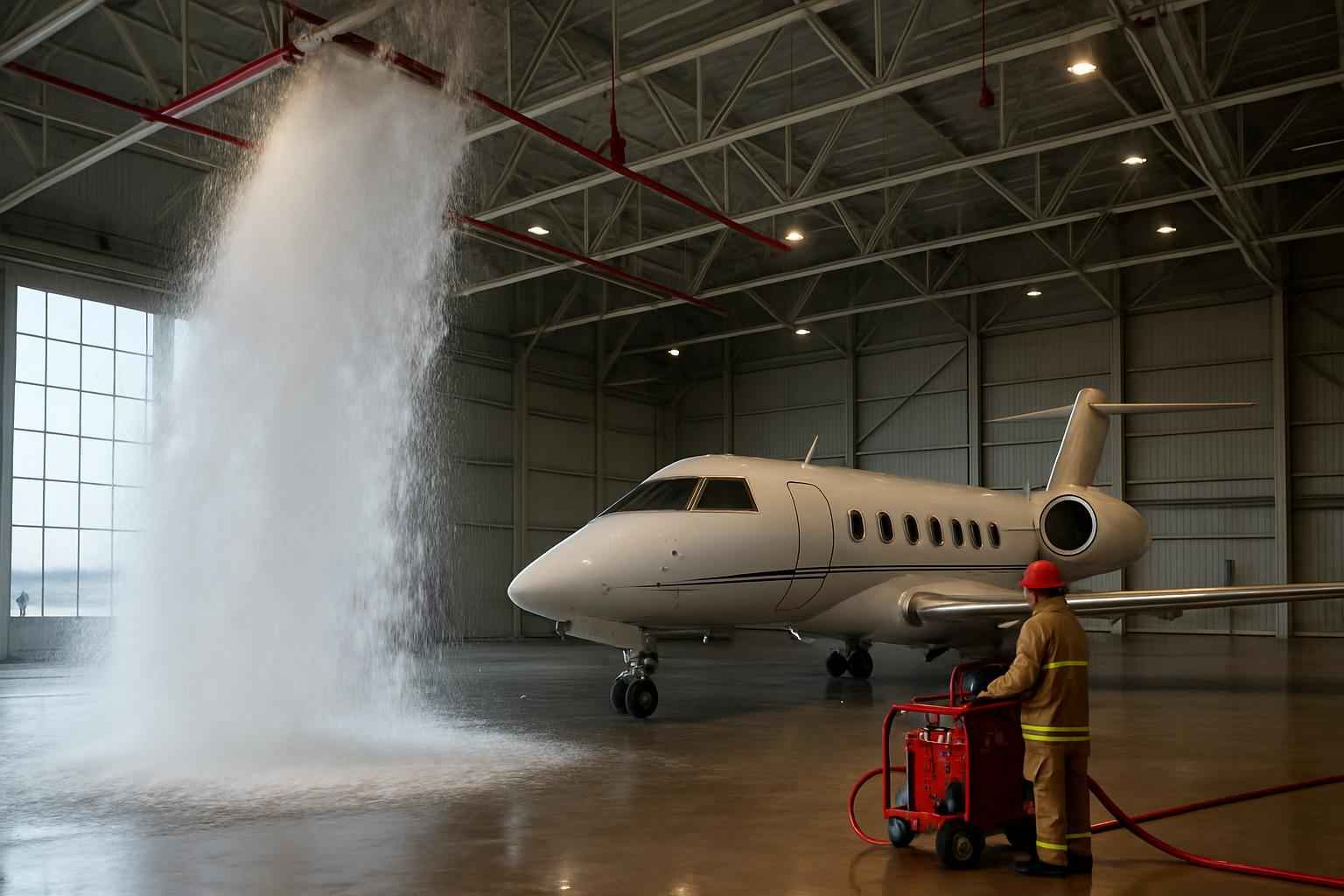 Hangar Fire Suppression Service in Doss TX