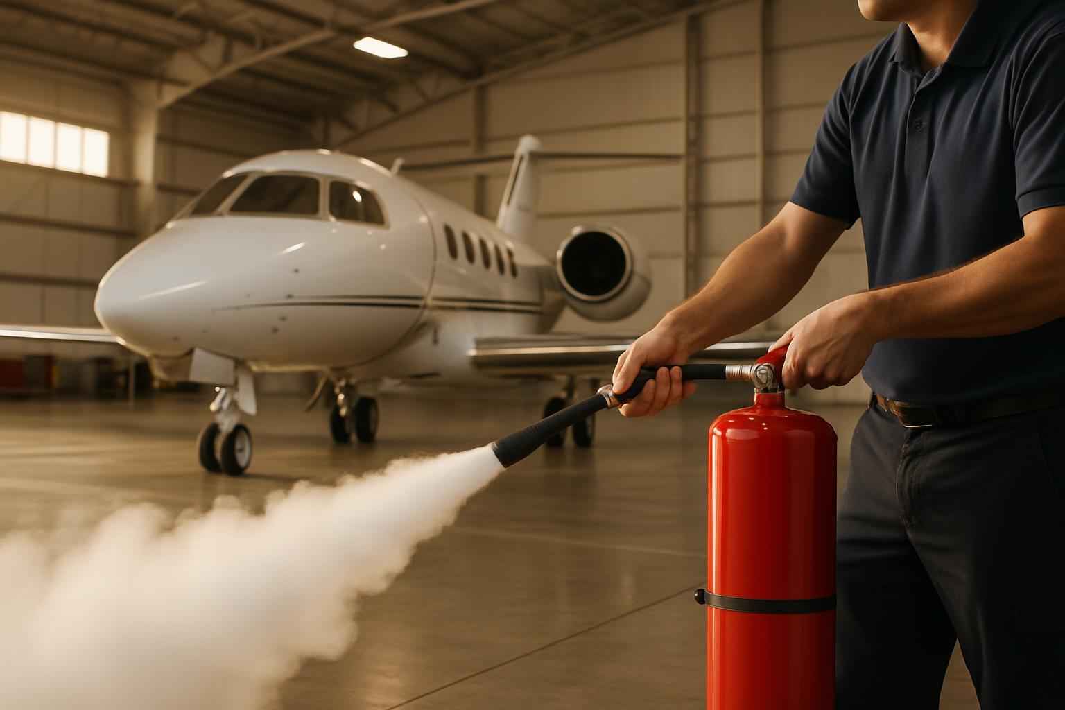 Hangar Fire Suppression Service in Luckenbach TX