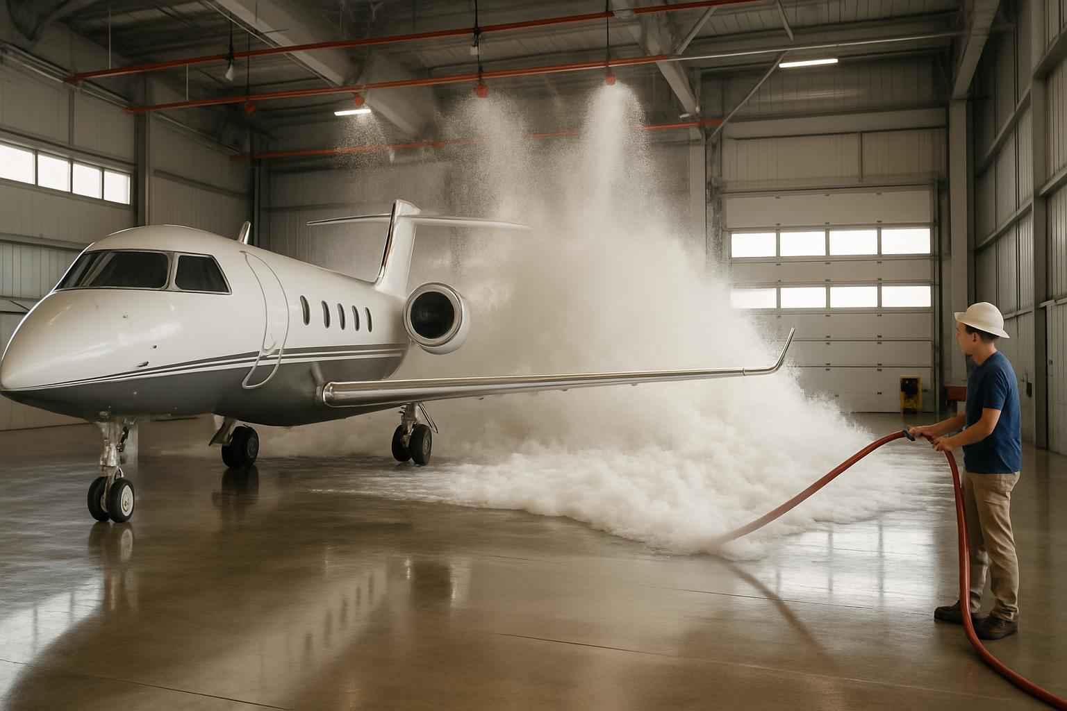 Hangar Fire Suppression Service in Stonewall TX