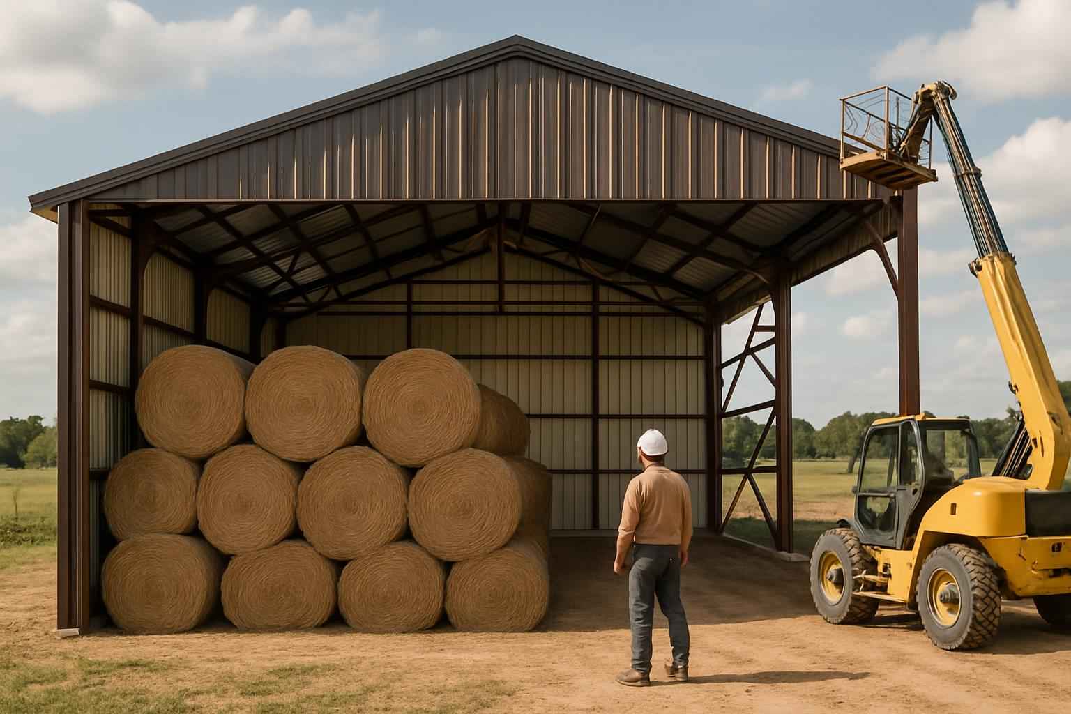 Hay Storage Building Contractor in Fredericksburg TX