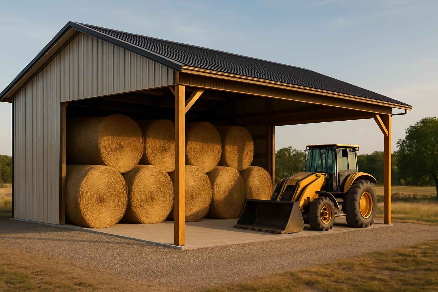 Hay Storage Building Contractor in Luckenbach TX