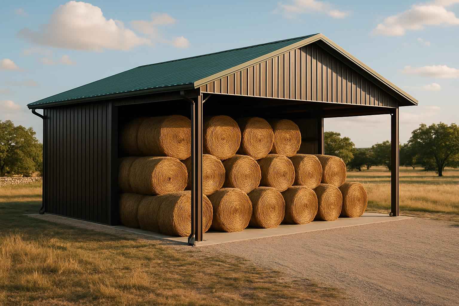 Hay Storage Building Contractor in Stonewall TX