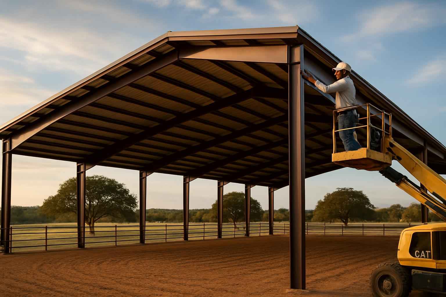 Horse Arena Cover Installer in Doss TX