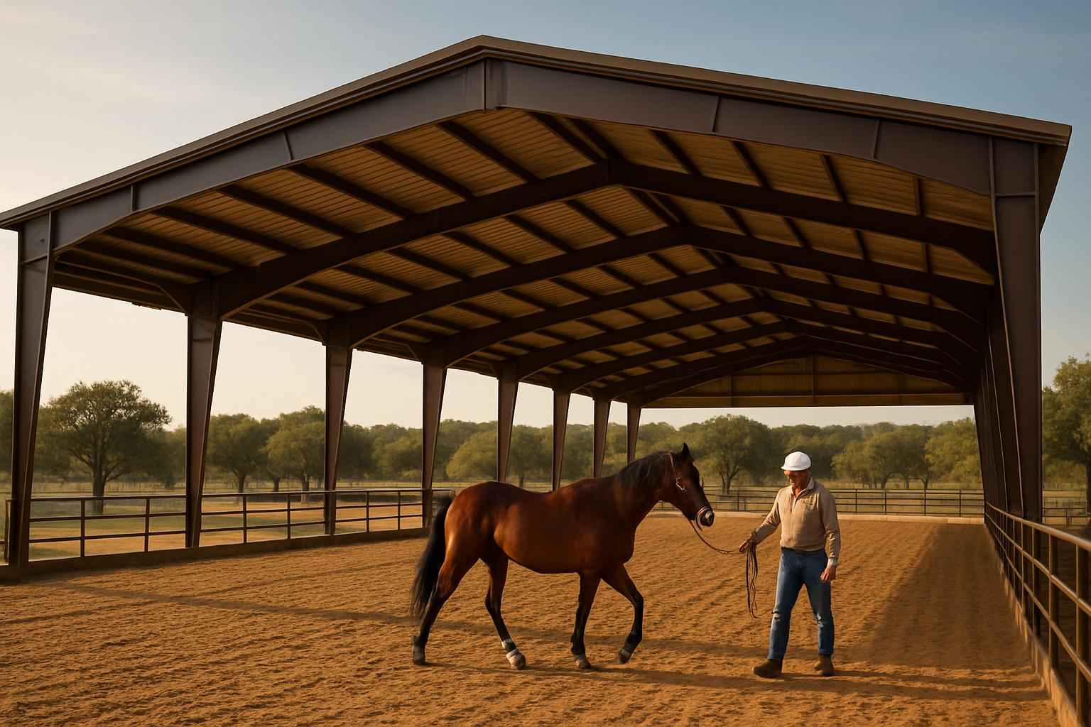 Horse Arena Cover Installer in Fredericksburg TX