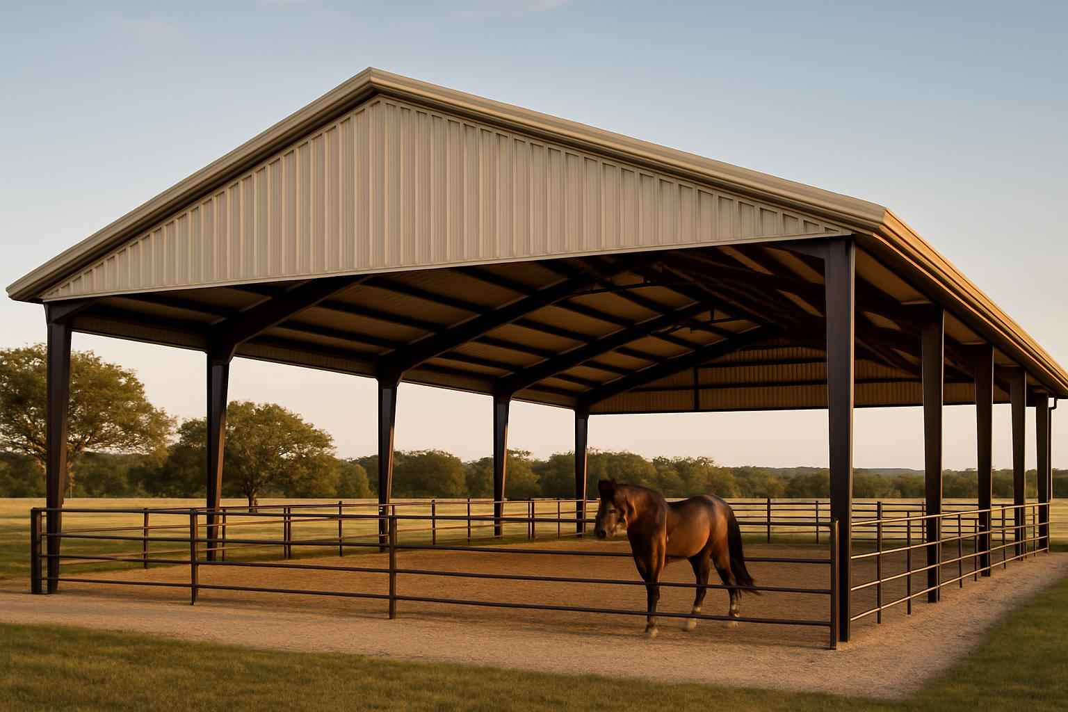 Horse Arena Cover Installer in Stonewall TX