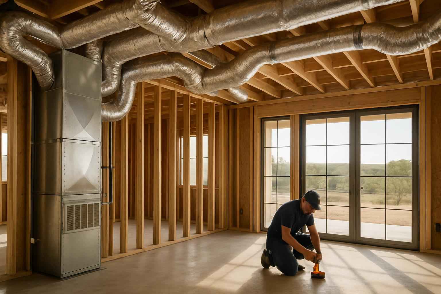 HVAC Rough In Service in Hye TX
