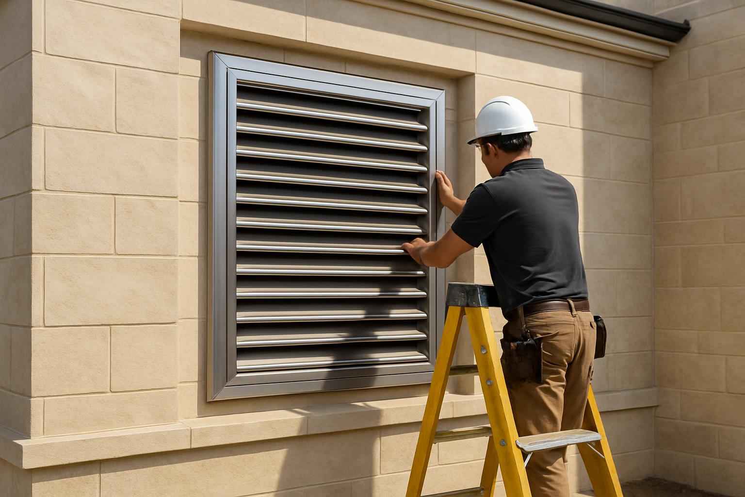 Intake Louver Installation Service in Fredericksburg TX