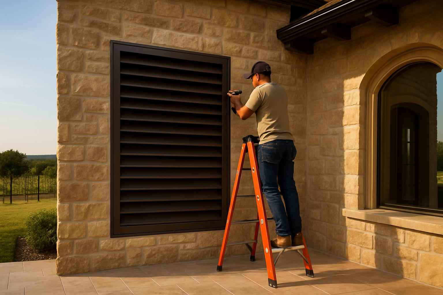 Intake Louver Installation Service in Hye TX