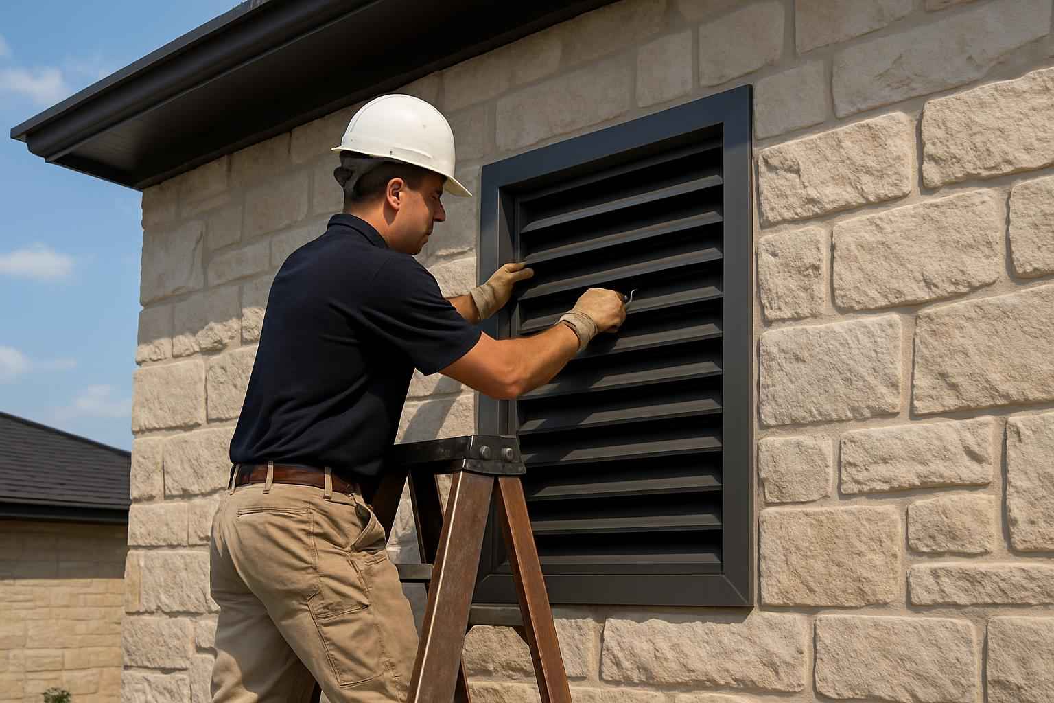 Intake Louver Installation Service in Luckenbach TX
