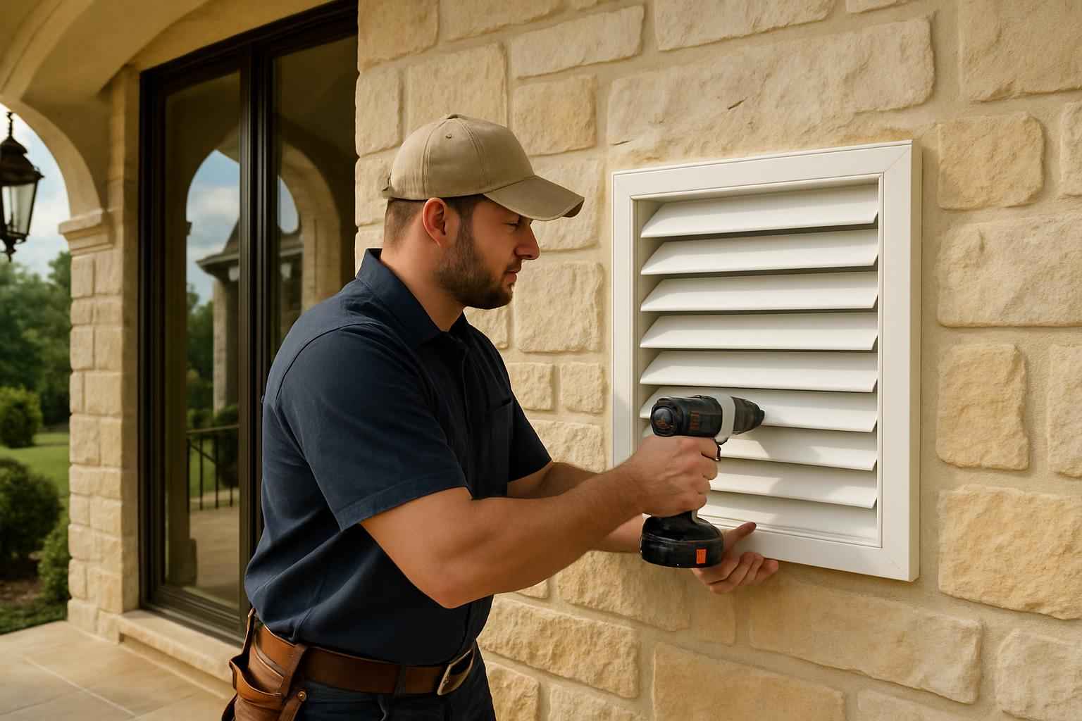 Intake Louver Installation Service in Stonewall TX