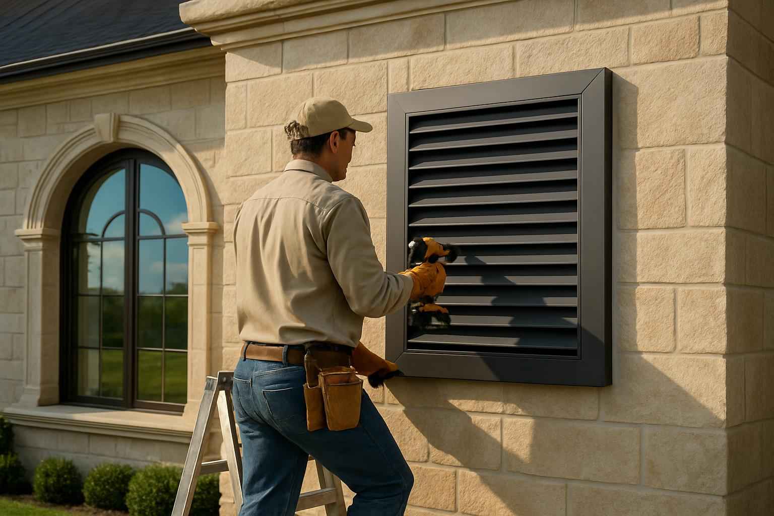 Intake Louver Installation Service in Willow City TX