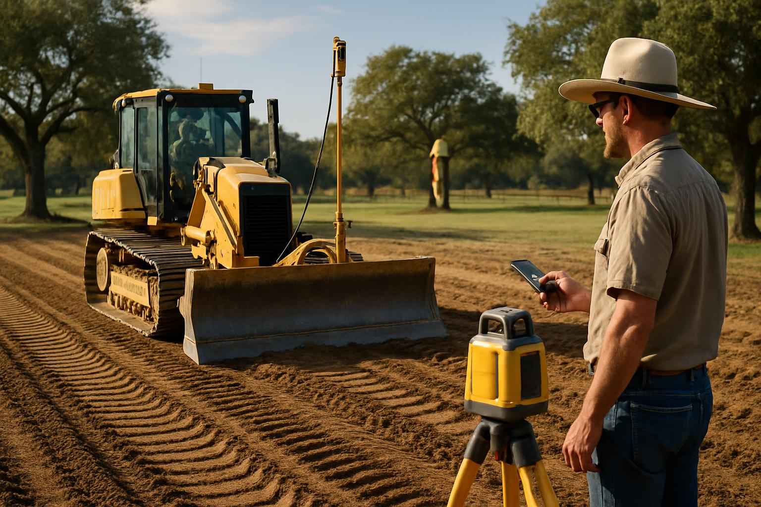 Laser Grade Service in Hye TX