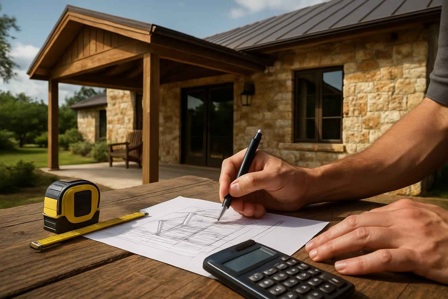 Lean To Cost Estimate in Stonewall TX