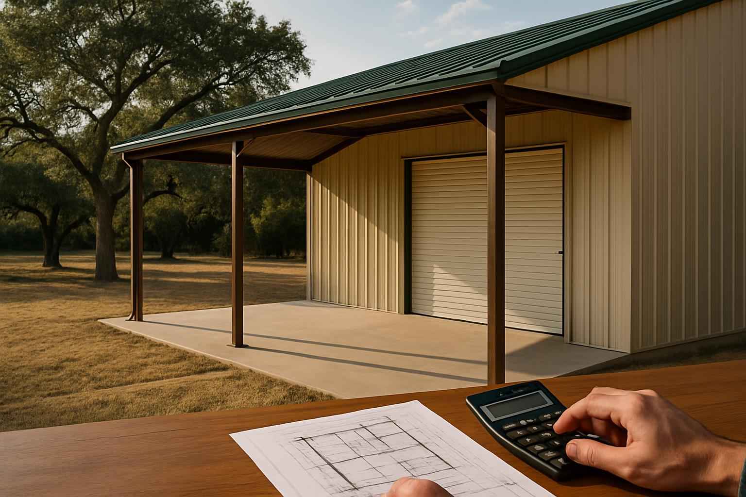Lean To Cost Estimate in Willow City TX