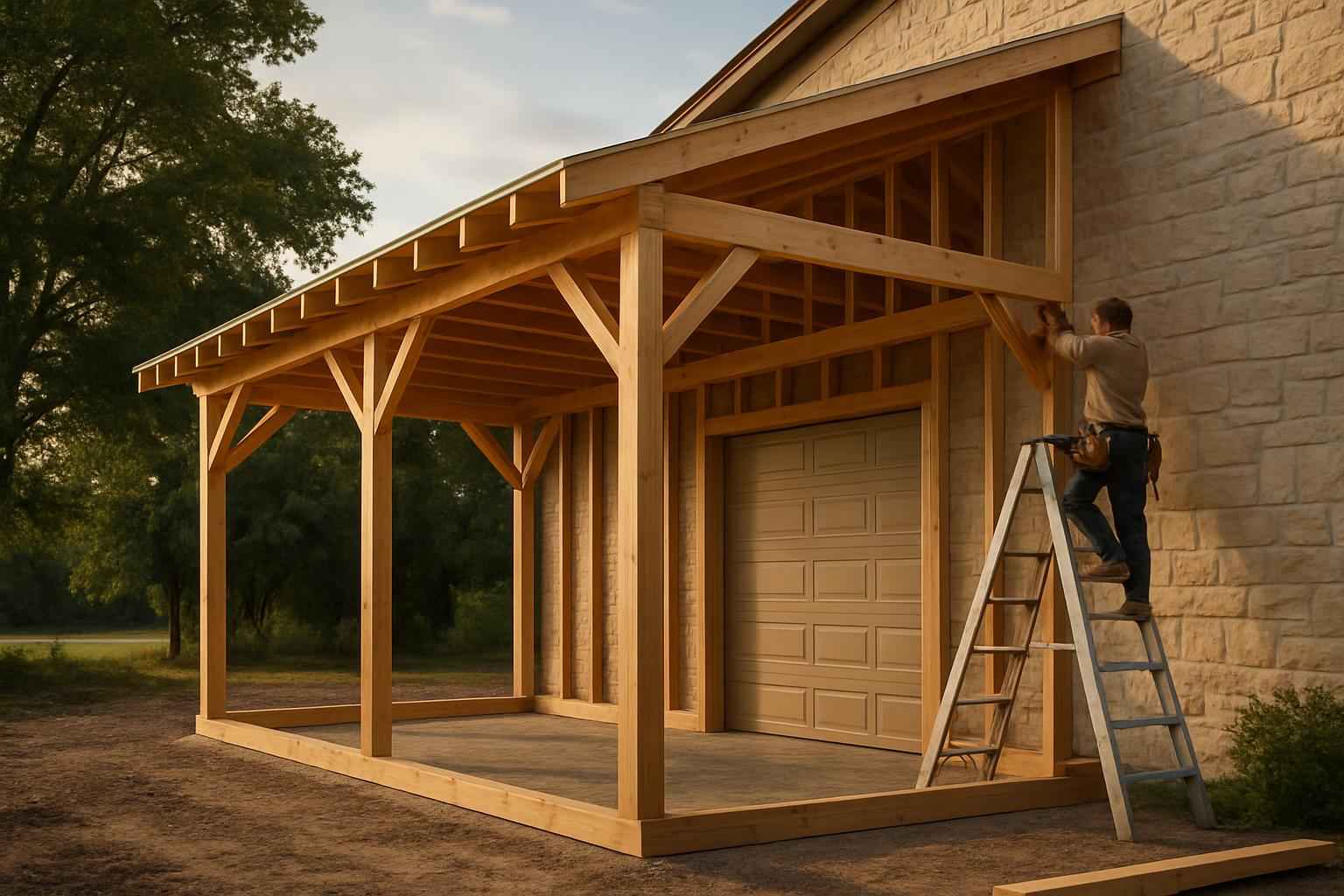 Lean To Framing Service in Fredericksburg TX