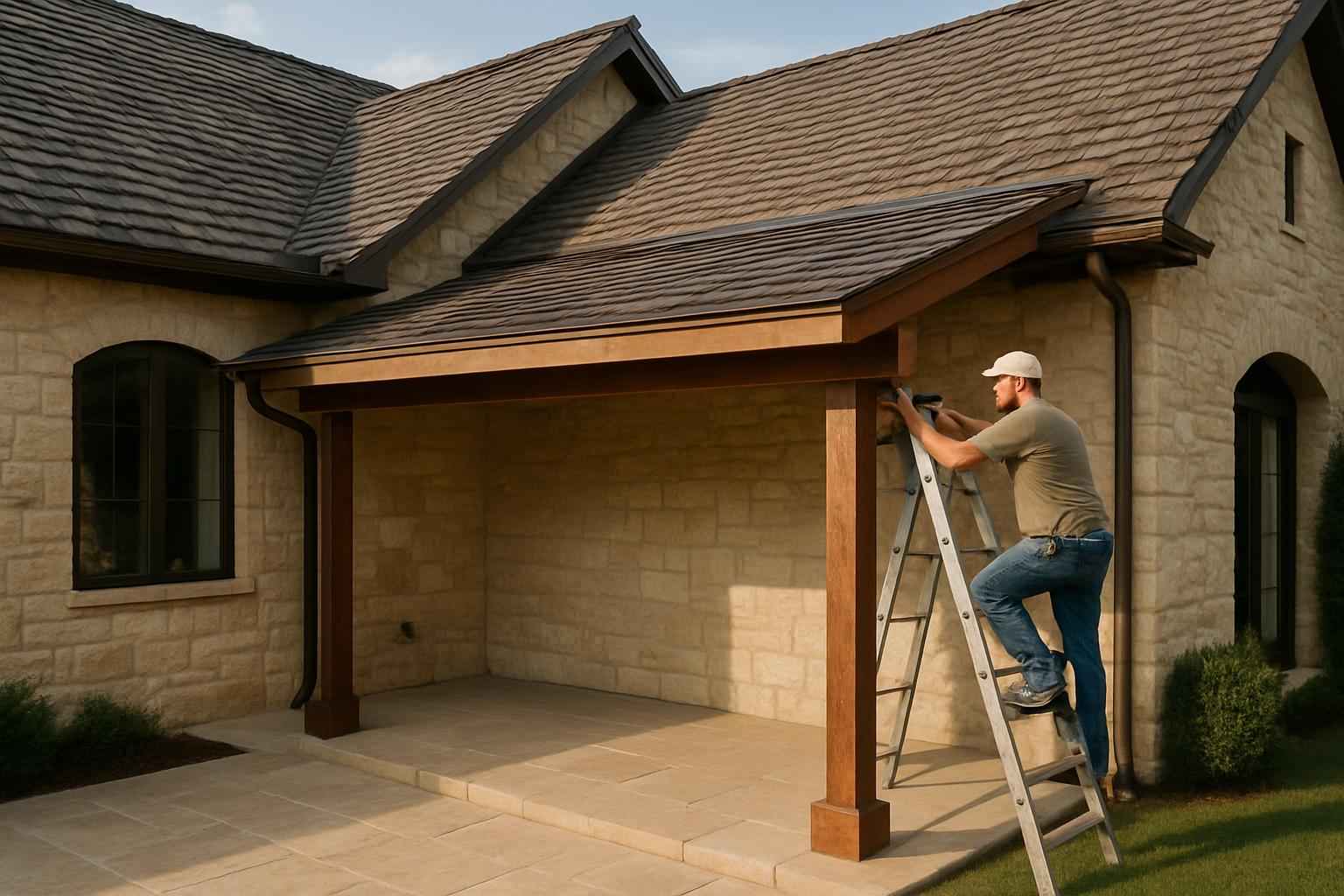 Lean To Roof Tie In Service in Doss TX
