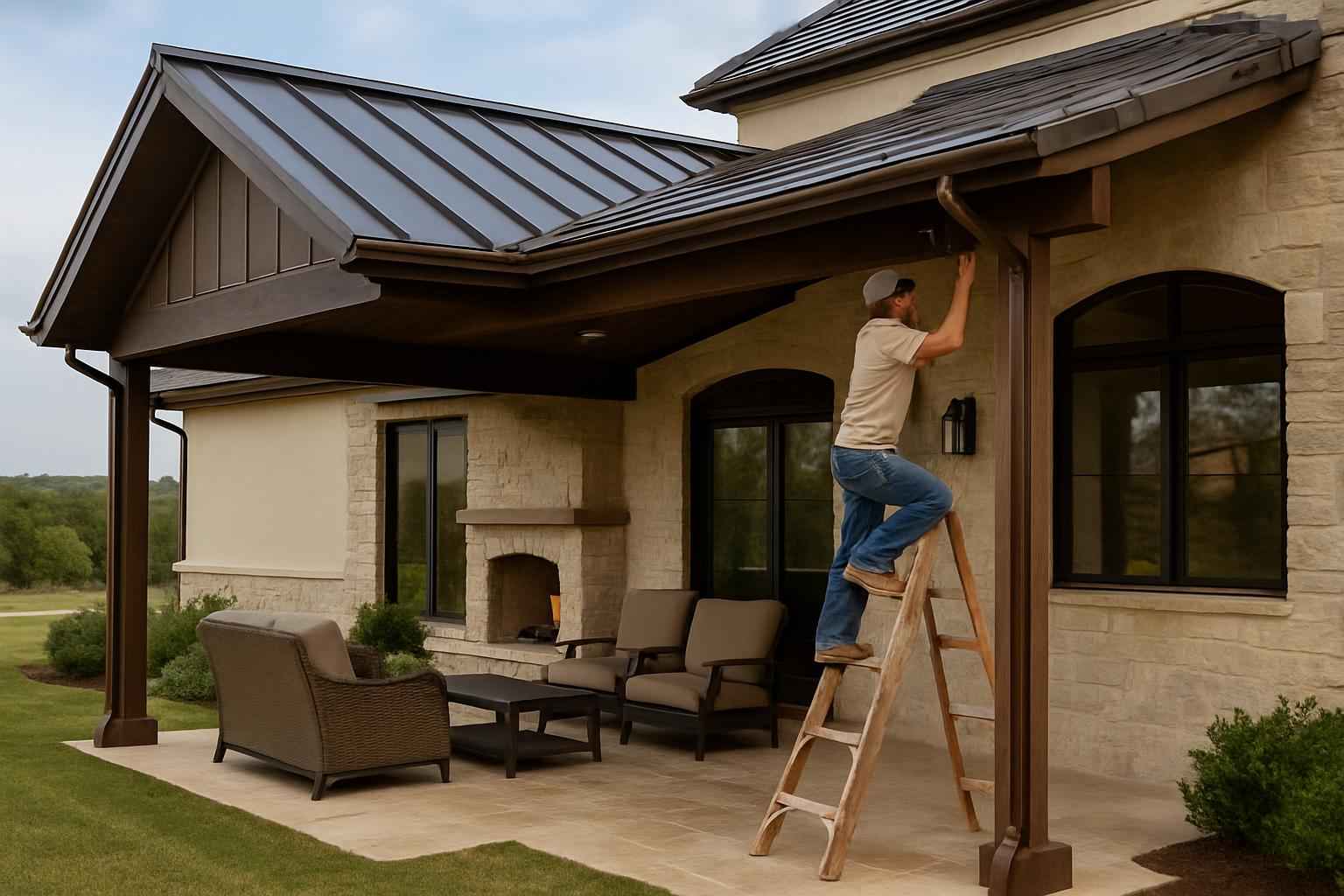 Lean To Roof Tie In Service in Fredericksburg TX