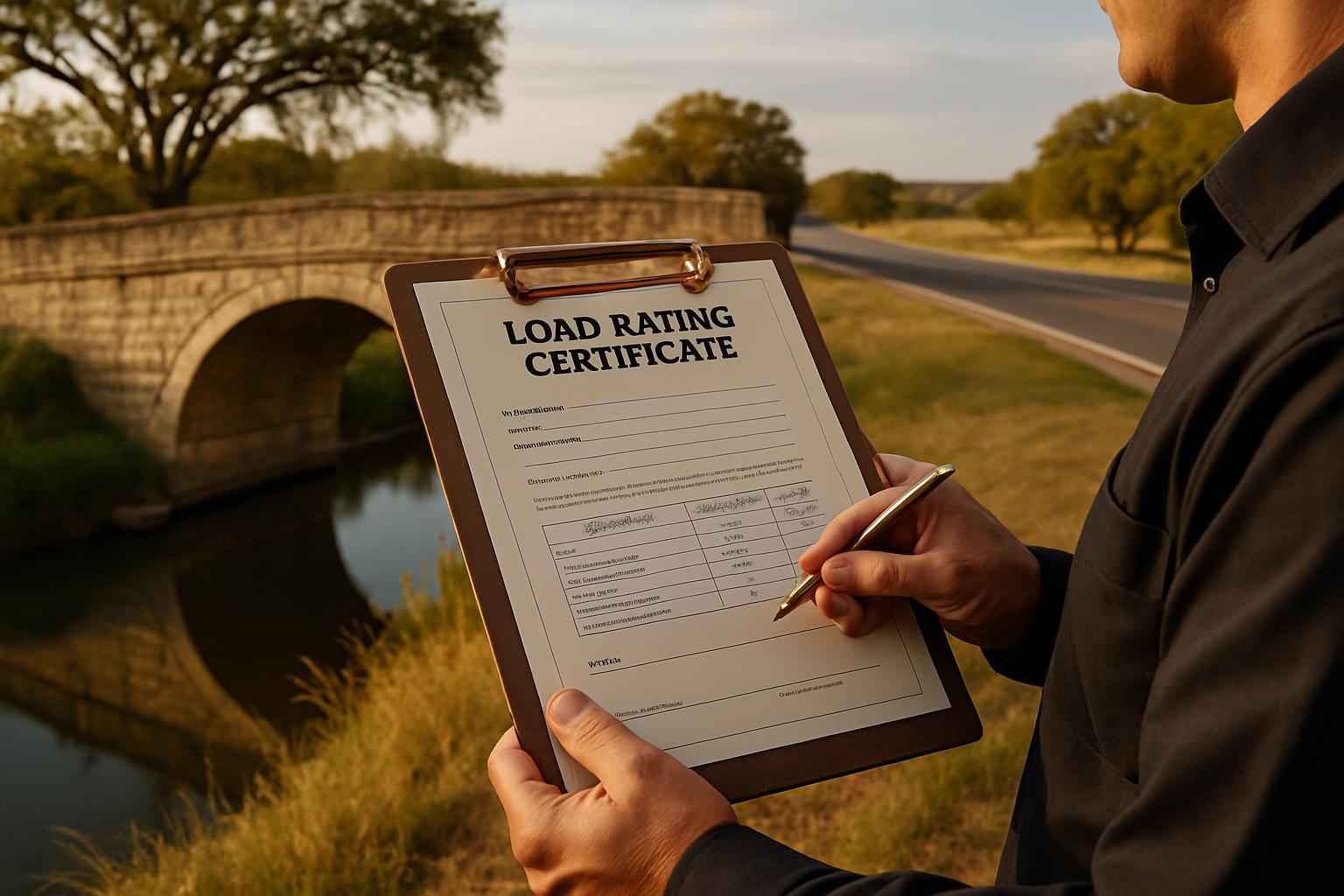 Load Rating Certification Service in Stonewall TX