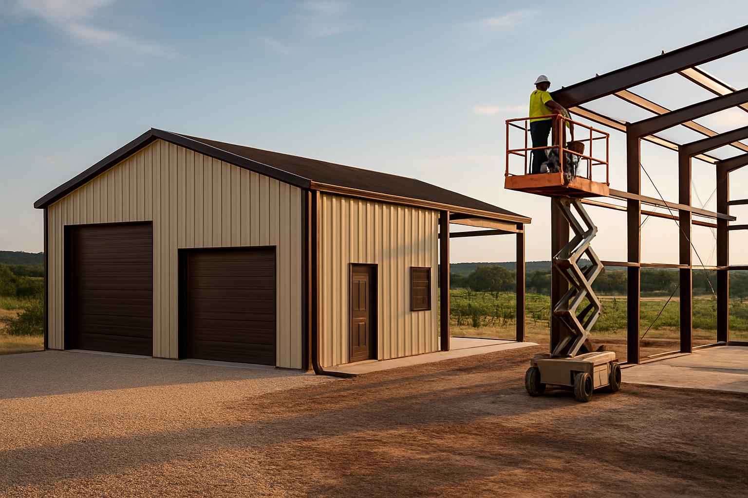 Metal Building Construction Company in Hye TX