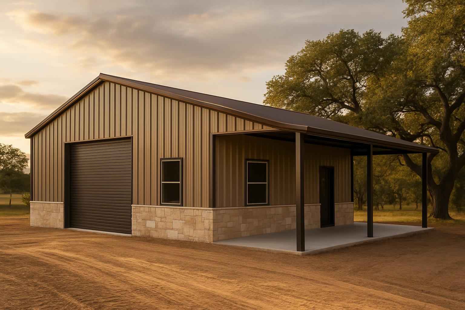 Metal Building Construction Company in Luckenbach TX