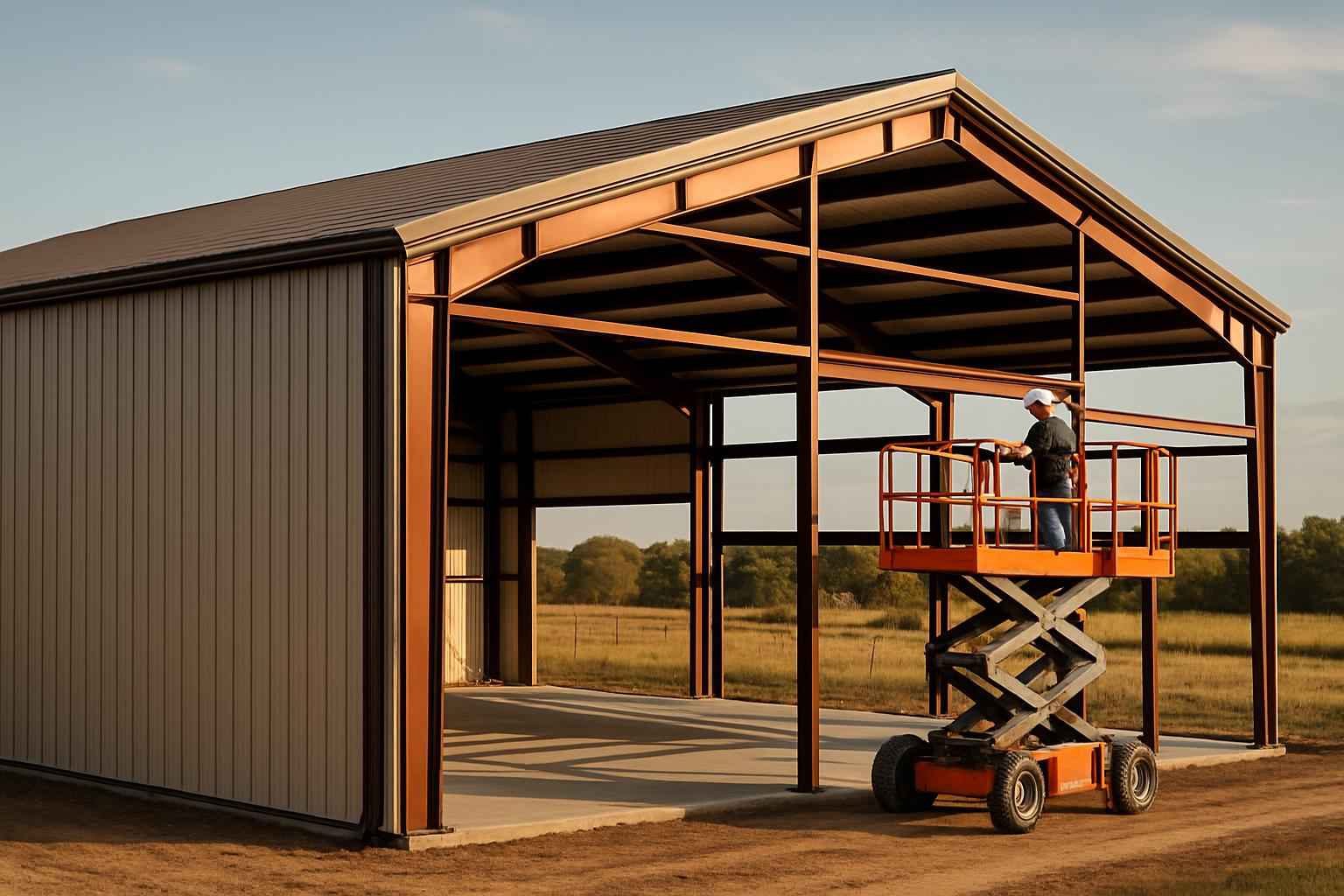 Metal Building Construction Company in Willow City TX