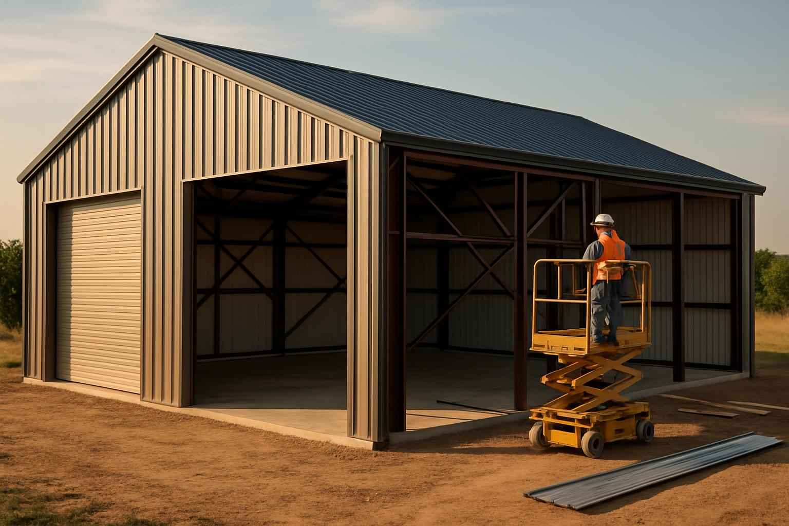 Metal Building Contractor Near Me in Hye TX