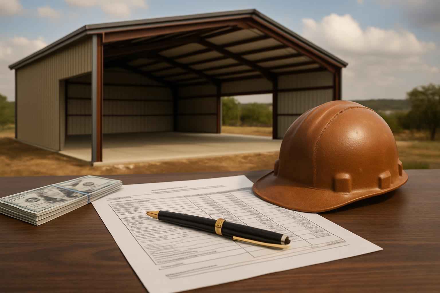 Metal Building Cost Estimate in Hye TX