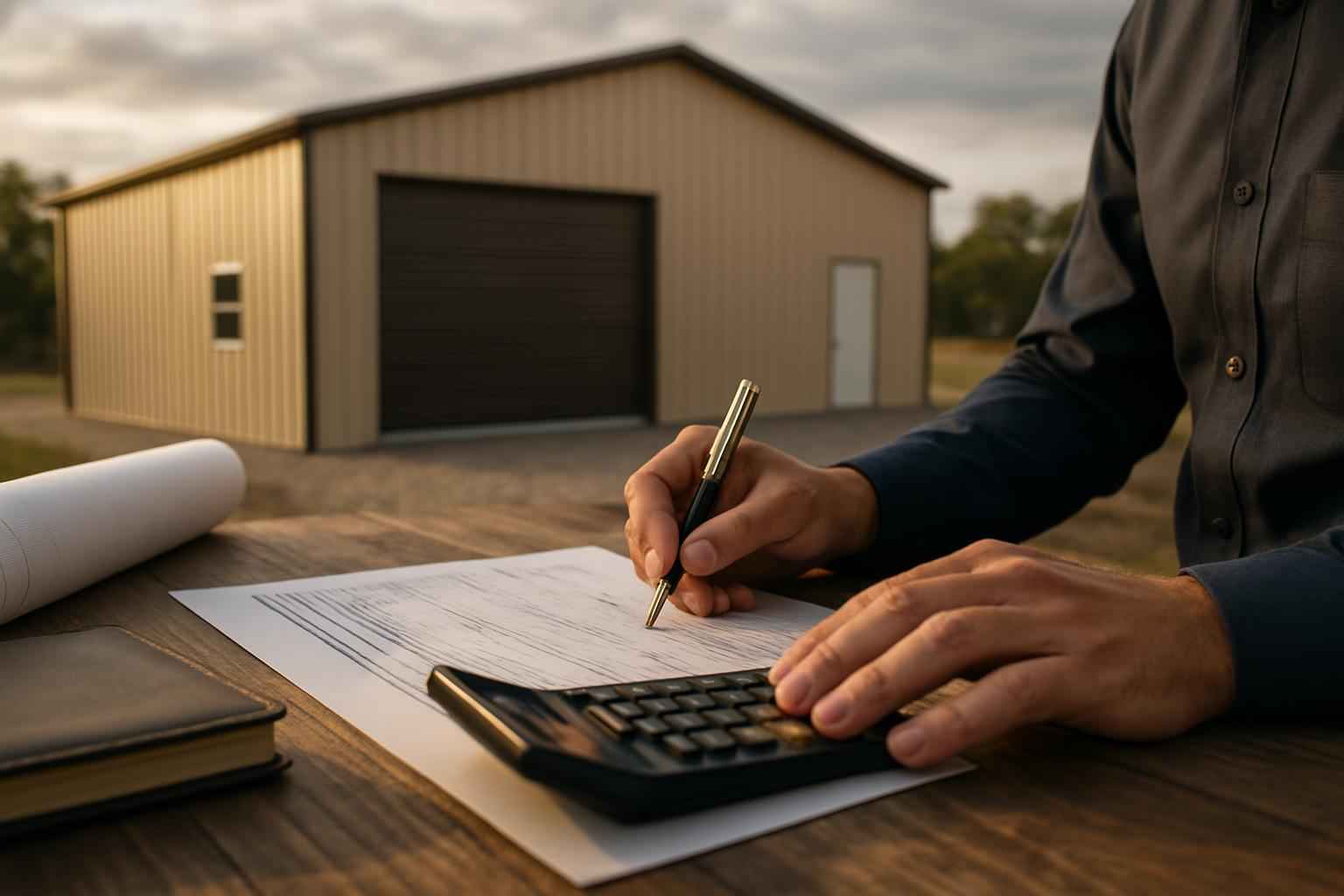 Metal Building Cost Estimate in Luckenbach TX