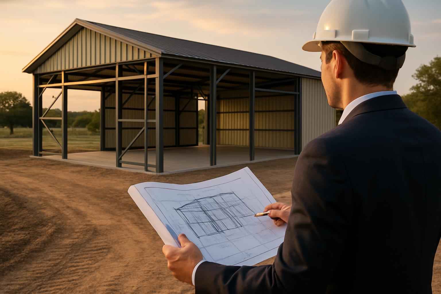 Metal Building Project Management in Luckenbach TX