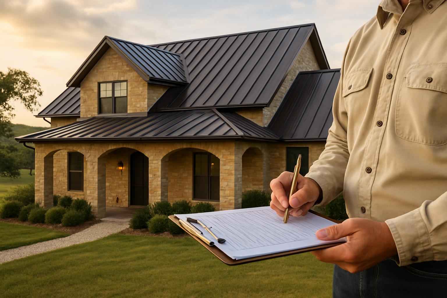 Metal Roof Cost Estimate in Doss TX