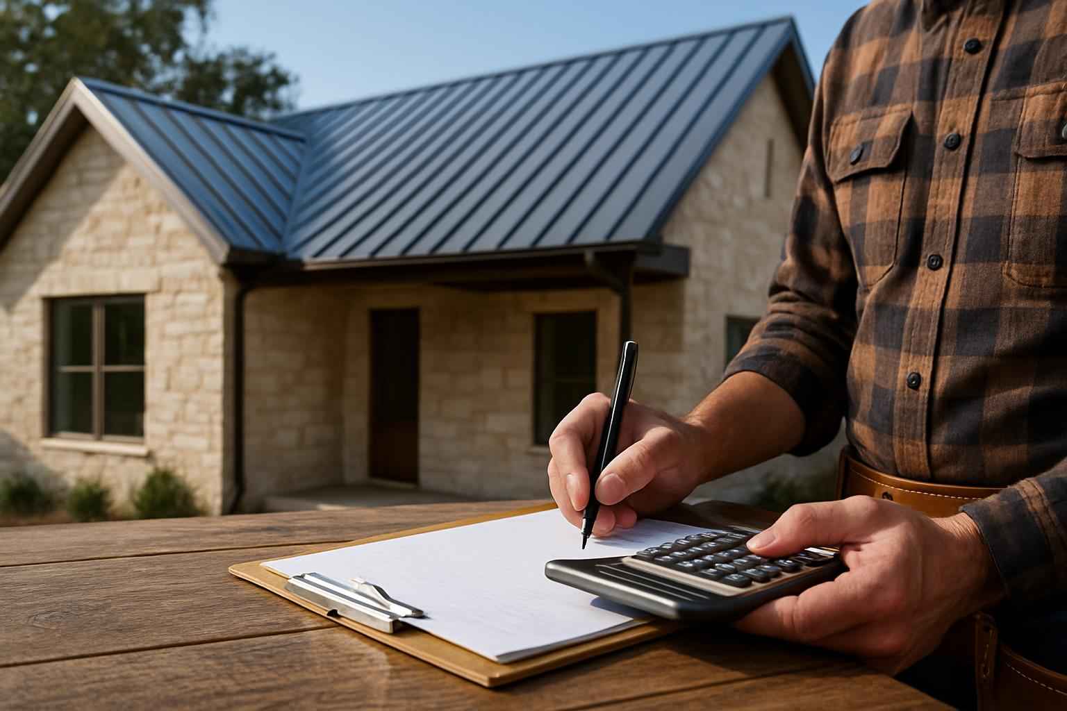 Metal Roof Cost Estimate in Stonewall TX