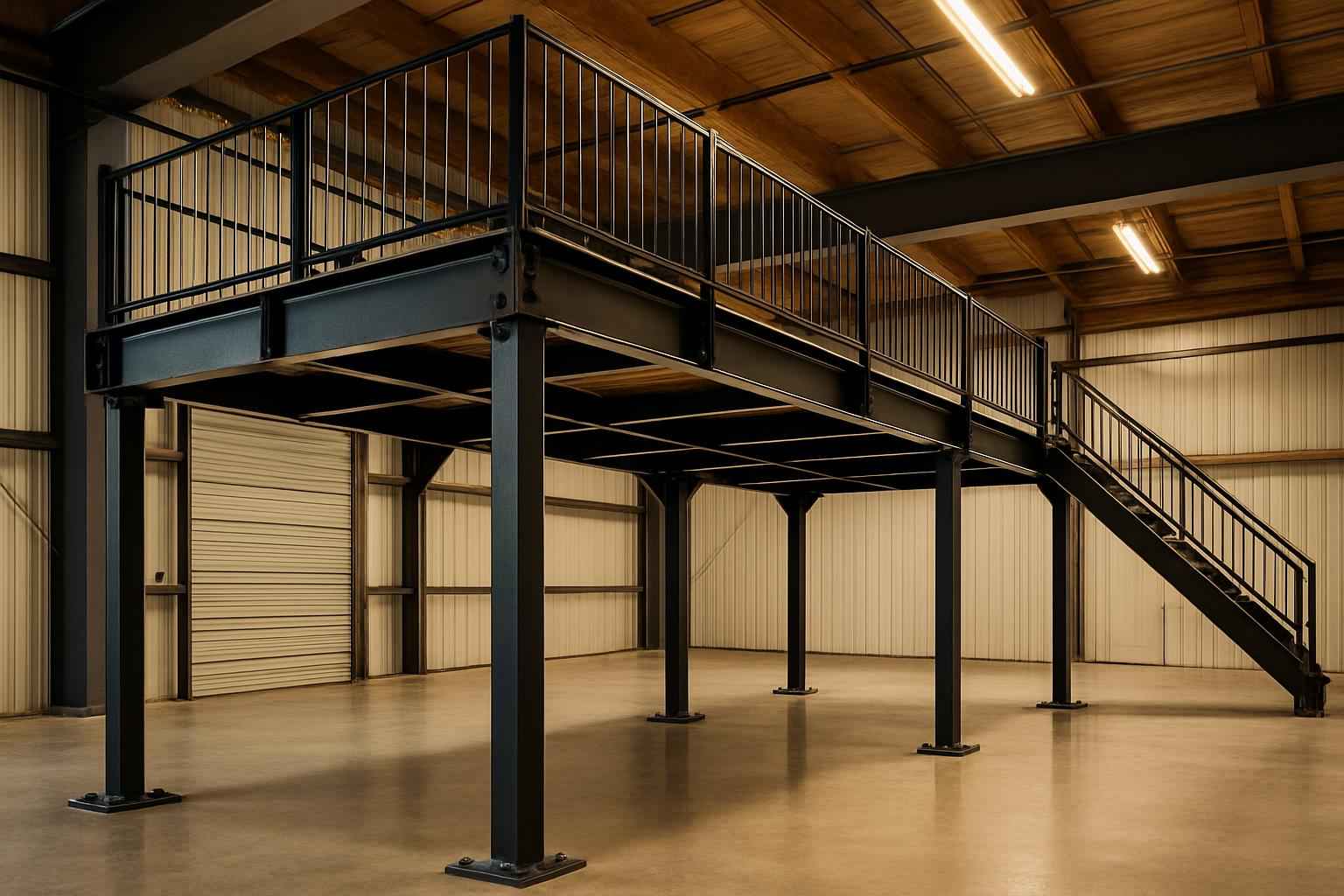 Mezzanine Support Fabrication in Luckenbach TX