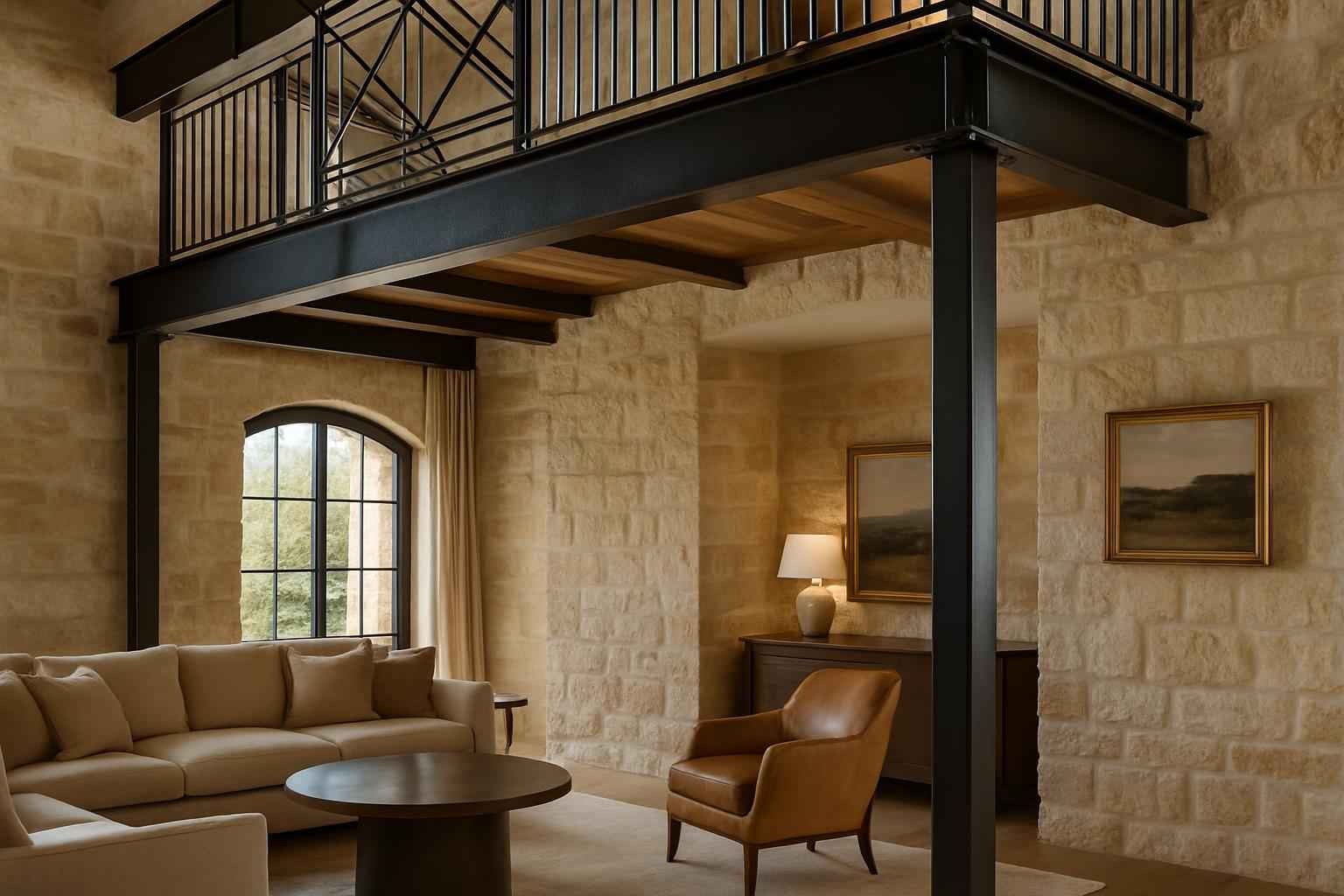 Mezzanine Support Fabrication in Stonewall TX