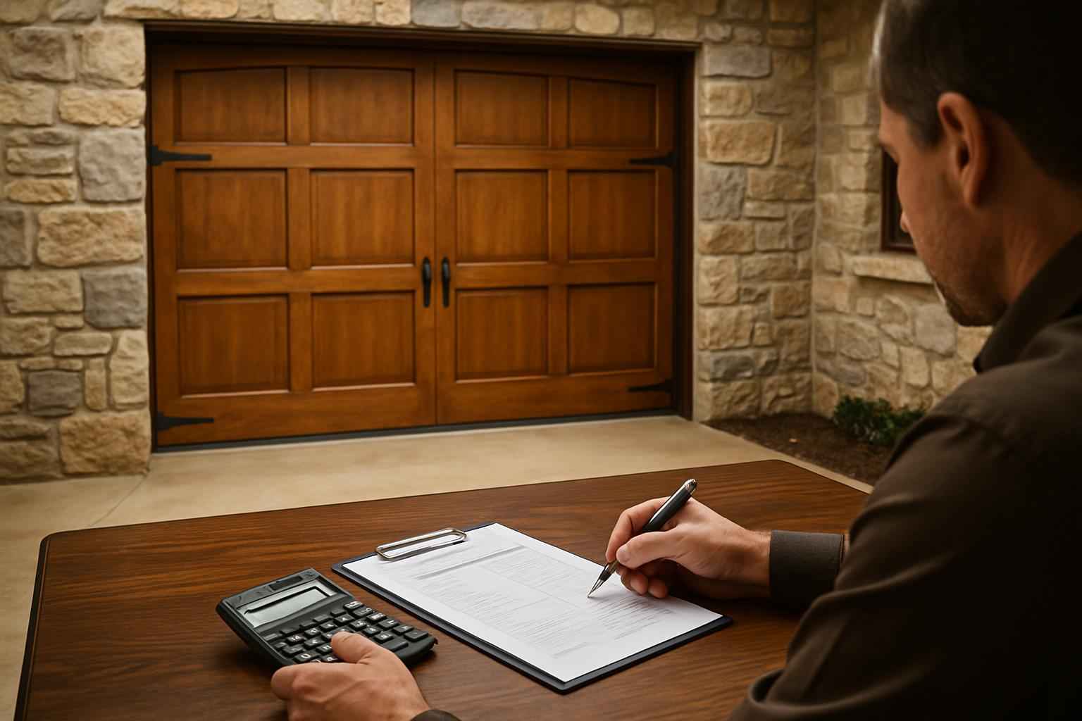 Overhead Door Cost Estimate in Stonewall TX