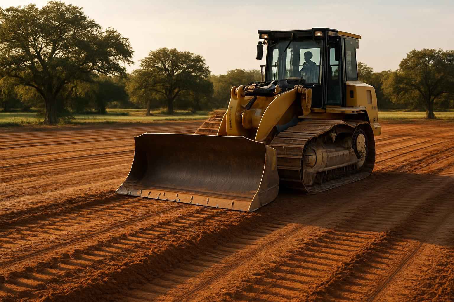 Pad Site Grading Service in Fredericksburg TX