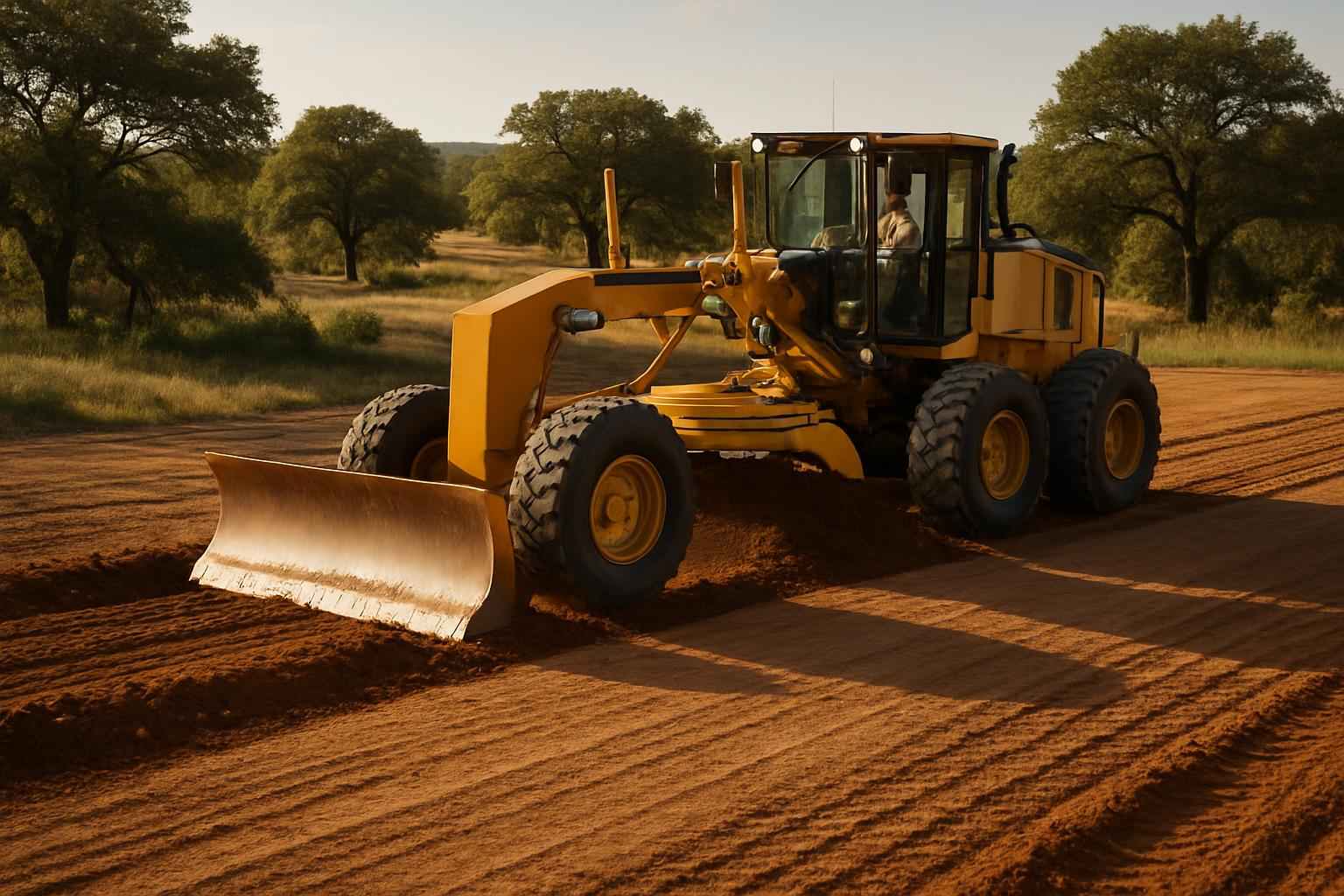 Pad Site Grading Service in Hye TX