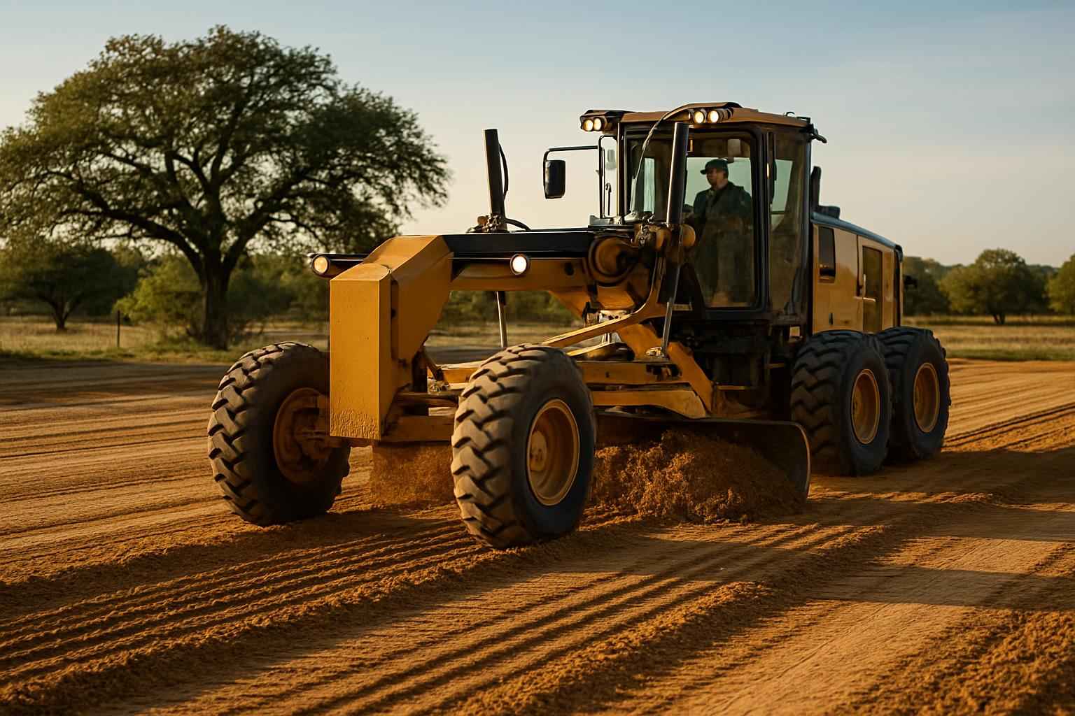 Pad Site Grading Service in Willow City TX
