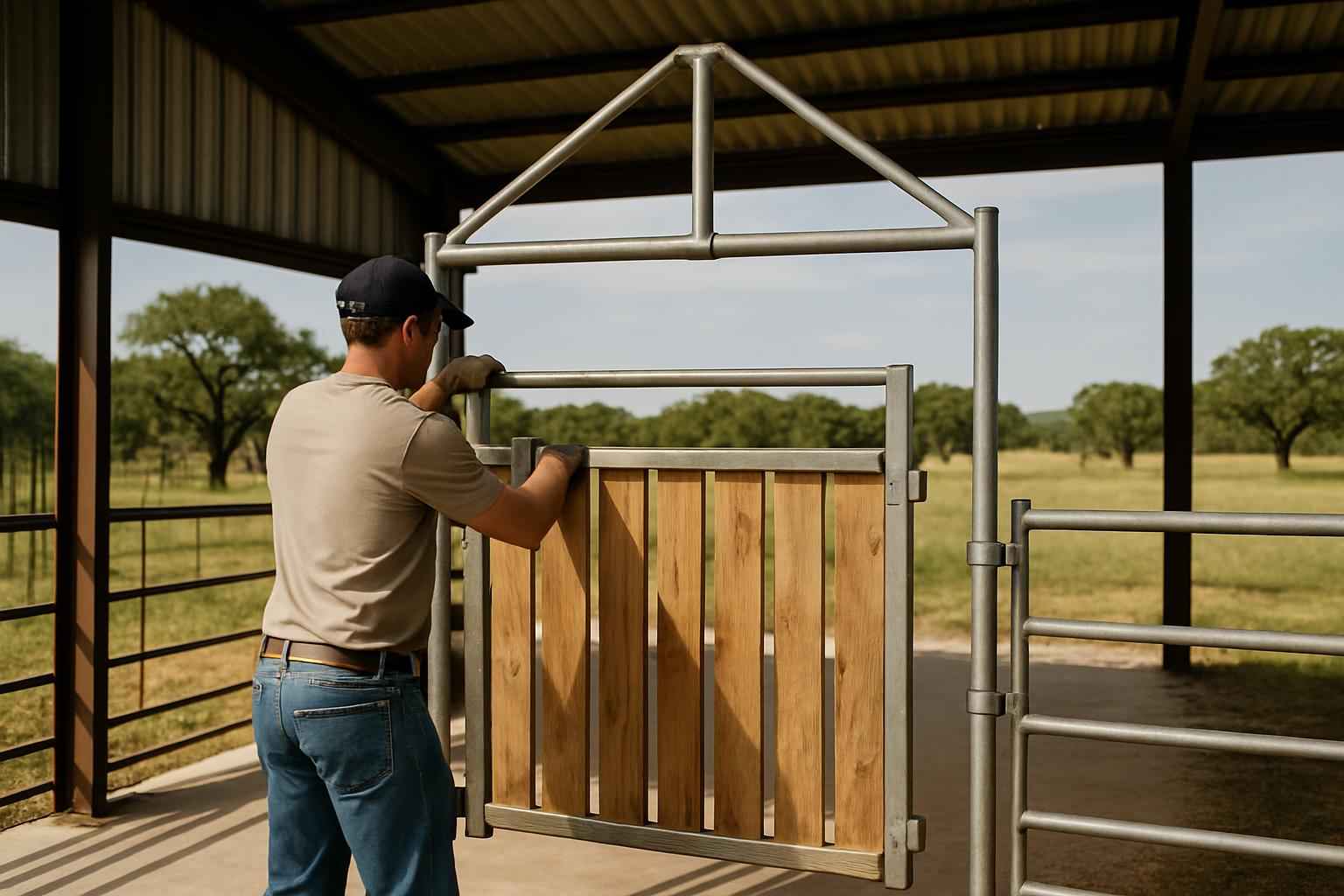 Pallet Gate Installation Service in Luckenbach TX