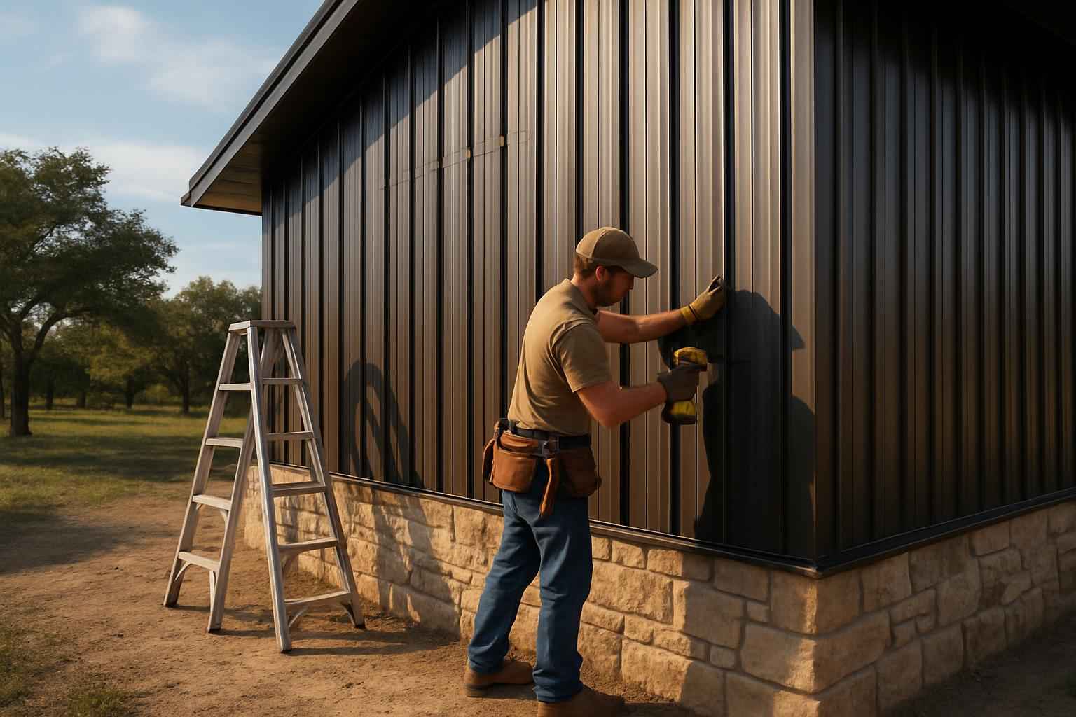 Panel Siding Installer in Doss TX