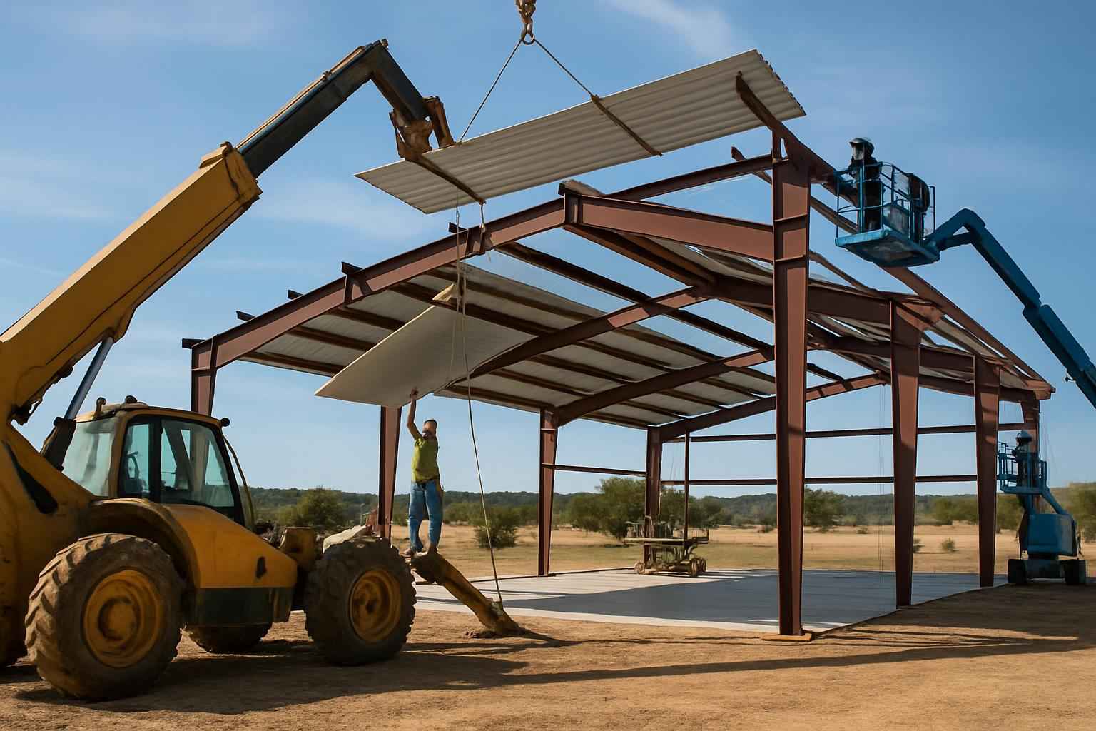 PEMB Erection Crew in Doss TX