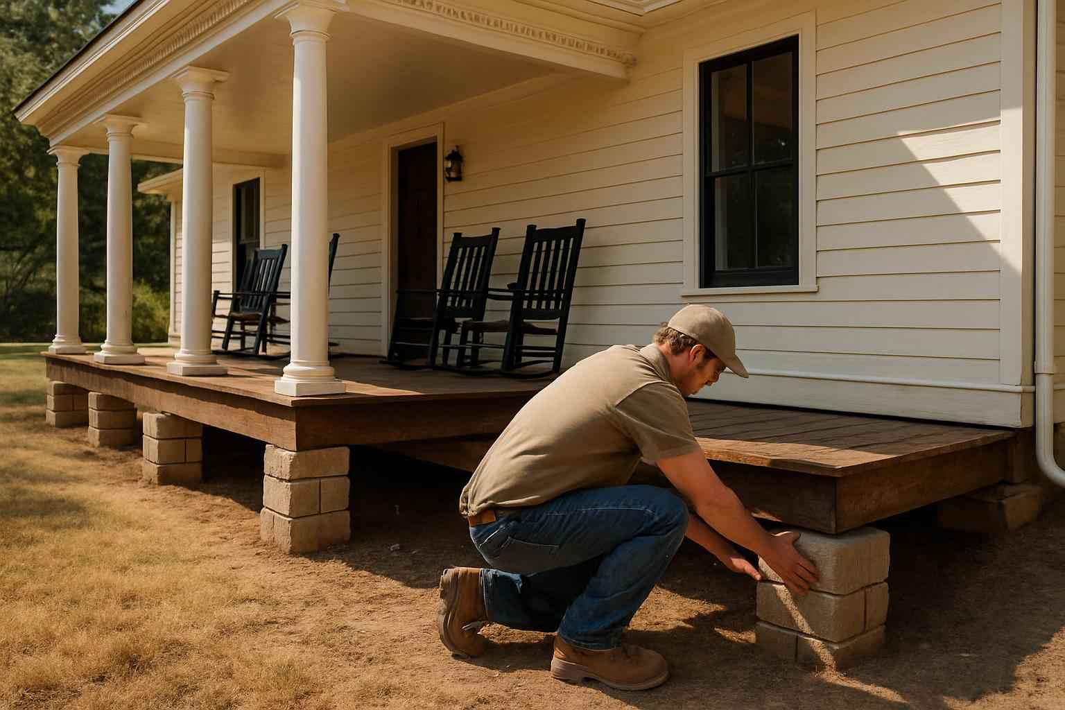 Pier Beam Foundation Service in Luckenbach TX