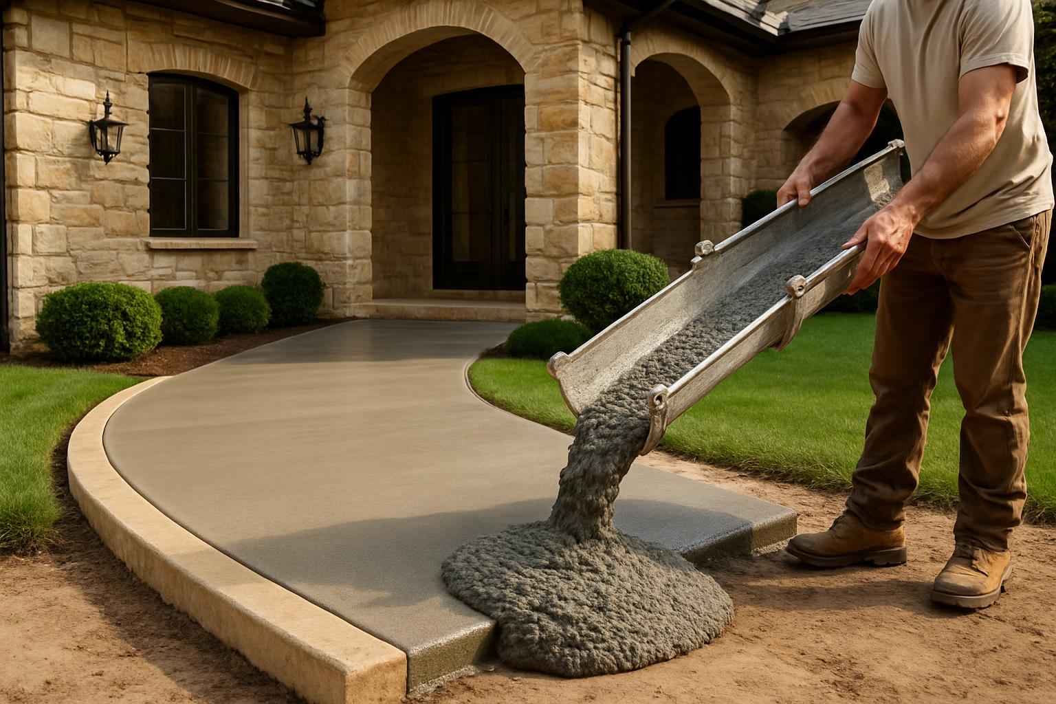 Ramp Pour Service in Doss TX