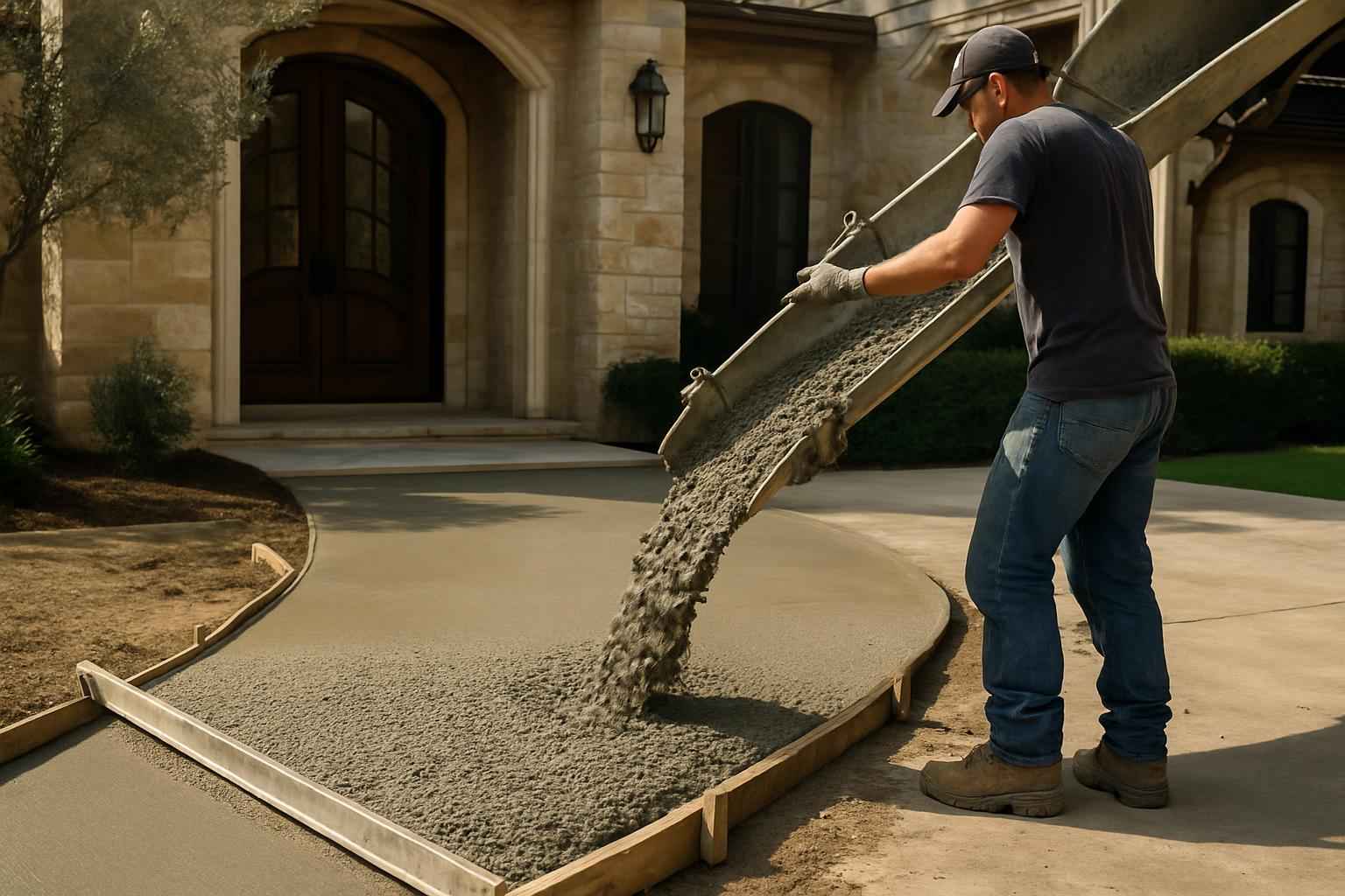 Ramp Pour Service in Luckenbach TX